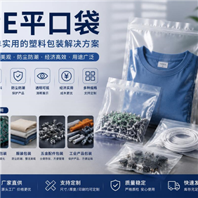 PE平口袋是什么？看似简单的塑料袋，为什么被工业包装广泛使用？